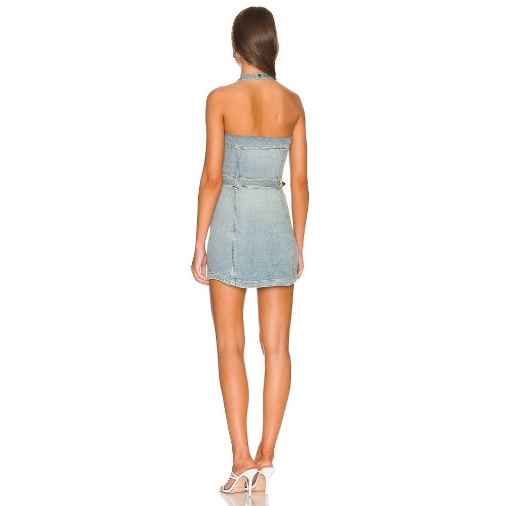 Retrofete Fallon Dress Porcelain Blue Women's Size XS - Picture 3 of 13